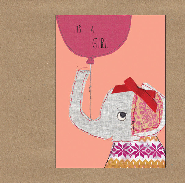 New Baby Card - It's A Girl