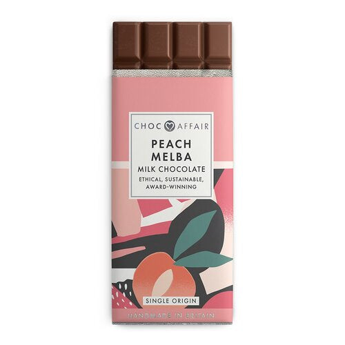 Peach Melba Milk Chocolate 90g