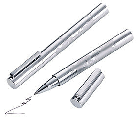 Troika World In Your Hand Silver Rollerball Pen