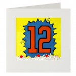 Age 12 Shakies Birthday Card