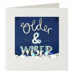 Older And Wiser Shakies Card Sml