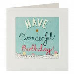Wonderful Birthday Shakies Card Small