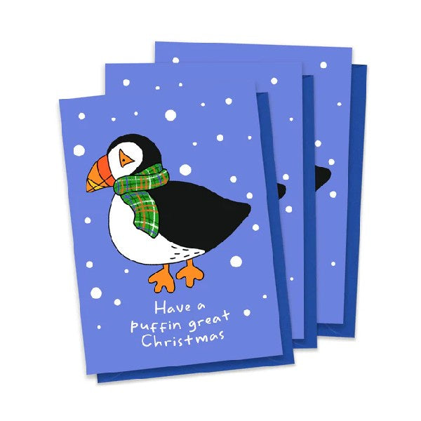 Puffin Mini Christmas Card Pack