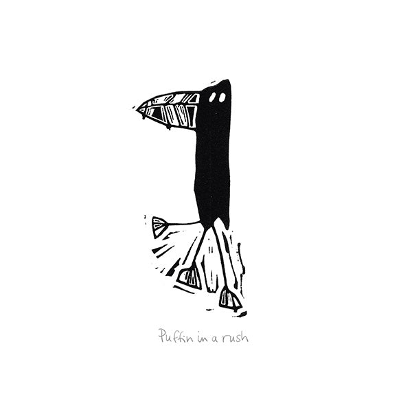 Puffin in a Rush Card