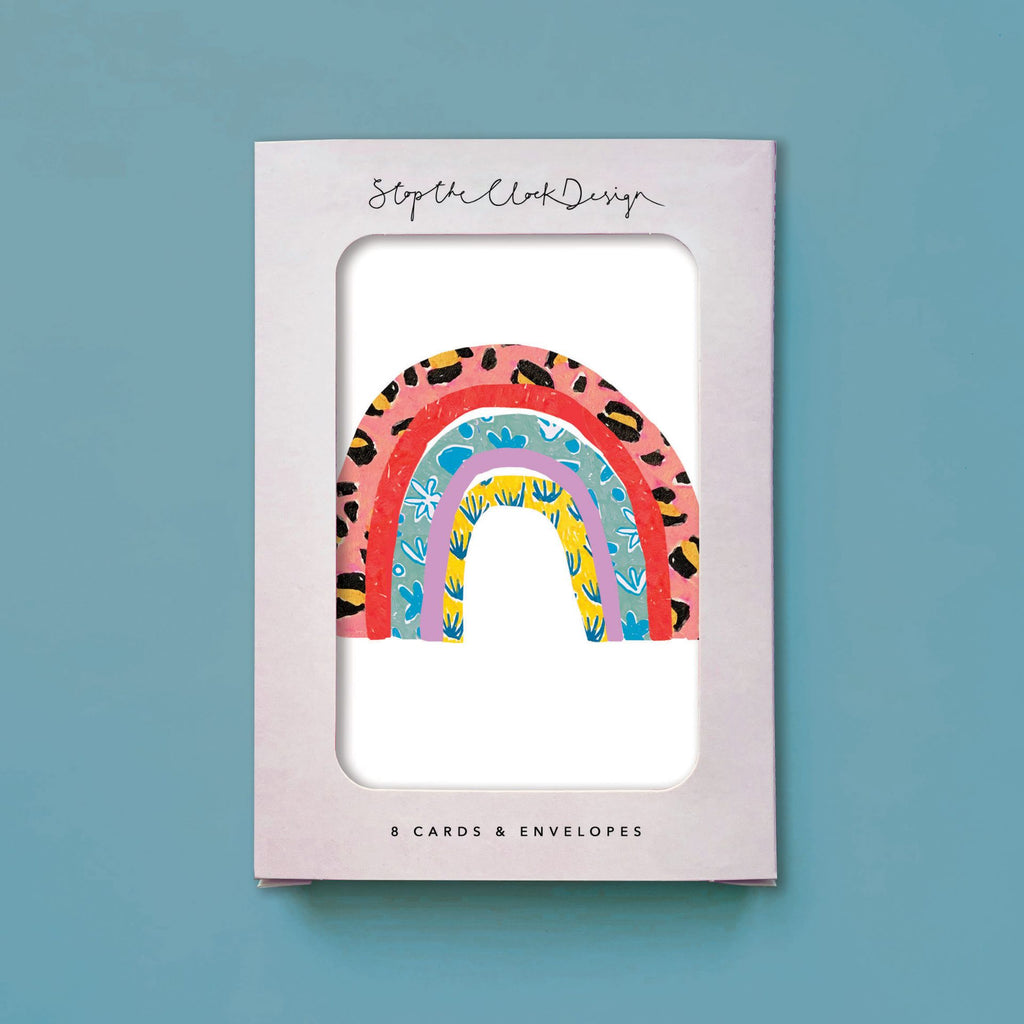 Rainbow Pack of 8 Cards