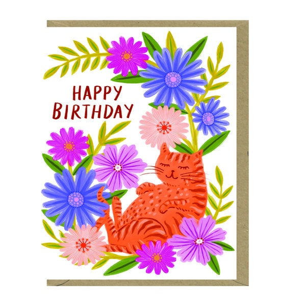 Birthday Cat Card
