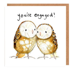 Ashling and Dawn Owls Engagement Card