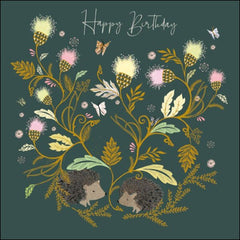 Hedgehogs National Trust Birthday Card