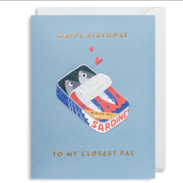 Happy Birthday To My Closest Pal Card by Ruby Taylor