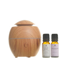 Sleep Well Aromatherapy Diffuser and Essential Oil Blend Set
