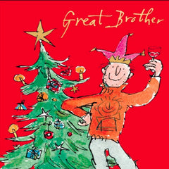 Quentin Blake Great Brother Christmas Card
