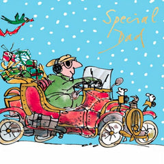 Quentin Blake Special Dad Christmas Card