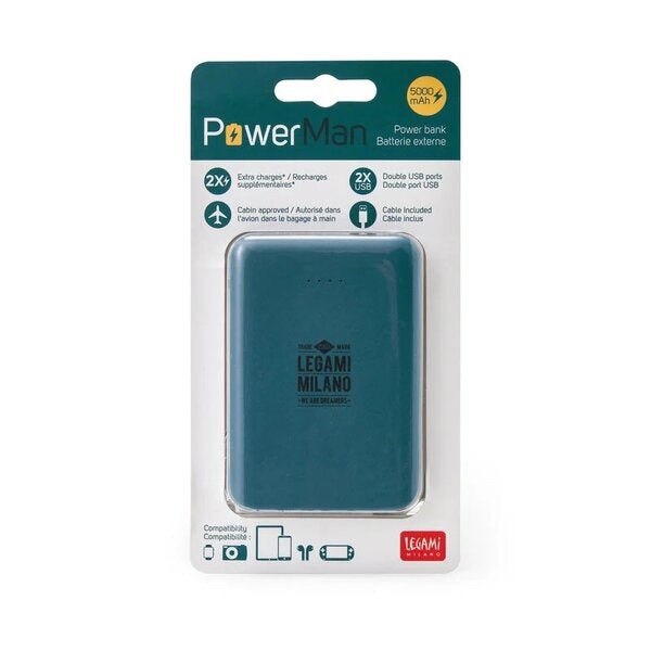 Petrol Blue Super Charge Portable Power Bank