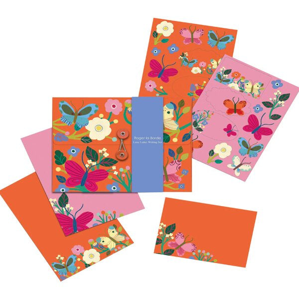 Butterfly Garden Writing Paper Set Paper Tiger