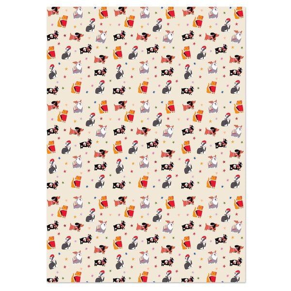 Christmas Dog Sheet Wrap