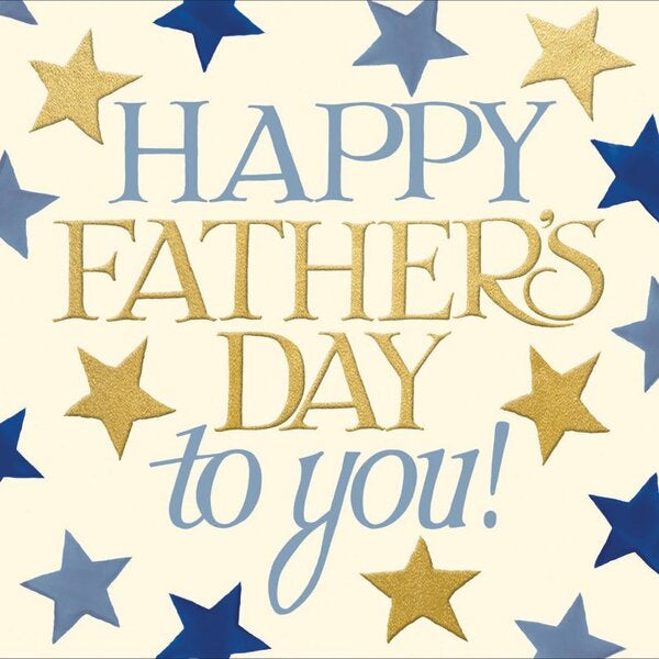 Emma Bridgewater Happy Father's Day Stars Card