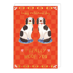 I Really Woof You Valentine Card