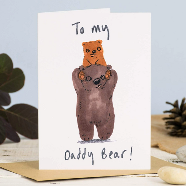 To My Daddy Bear Card