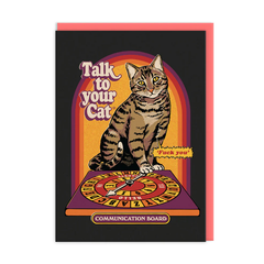 Talk To Your Cat Card