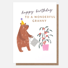Happy Birthday To A Wonderful Granny Card