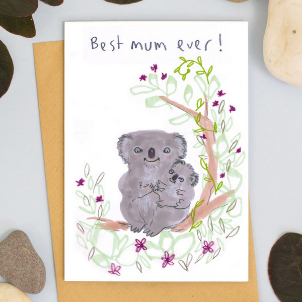Best Mum Ever Koala Card - Paper Tiger