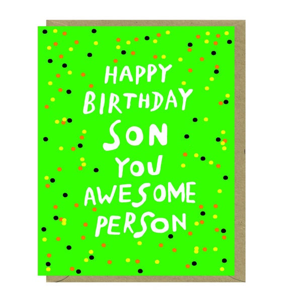 Son Awesome Card Paper Tiger