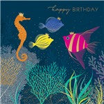 Happy Birthday Seahorse Card