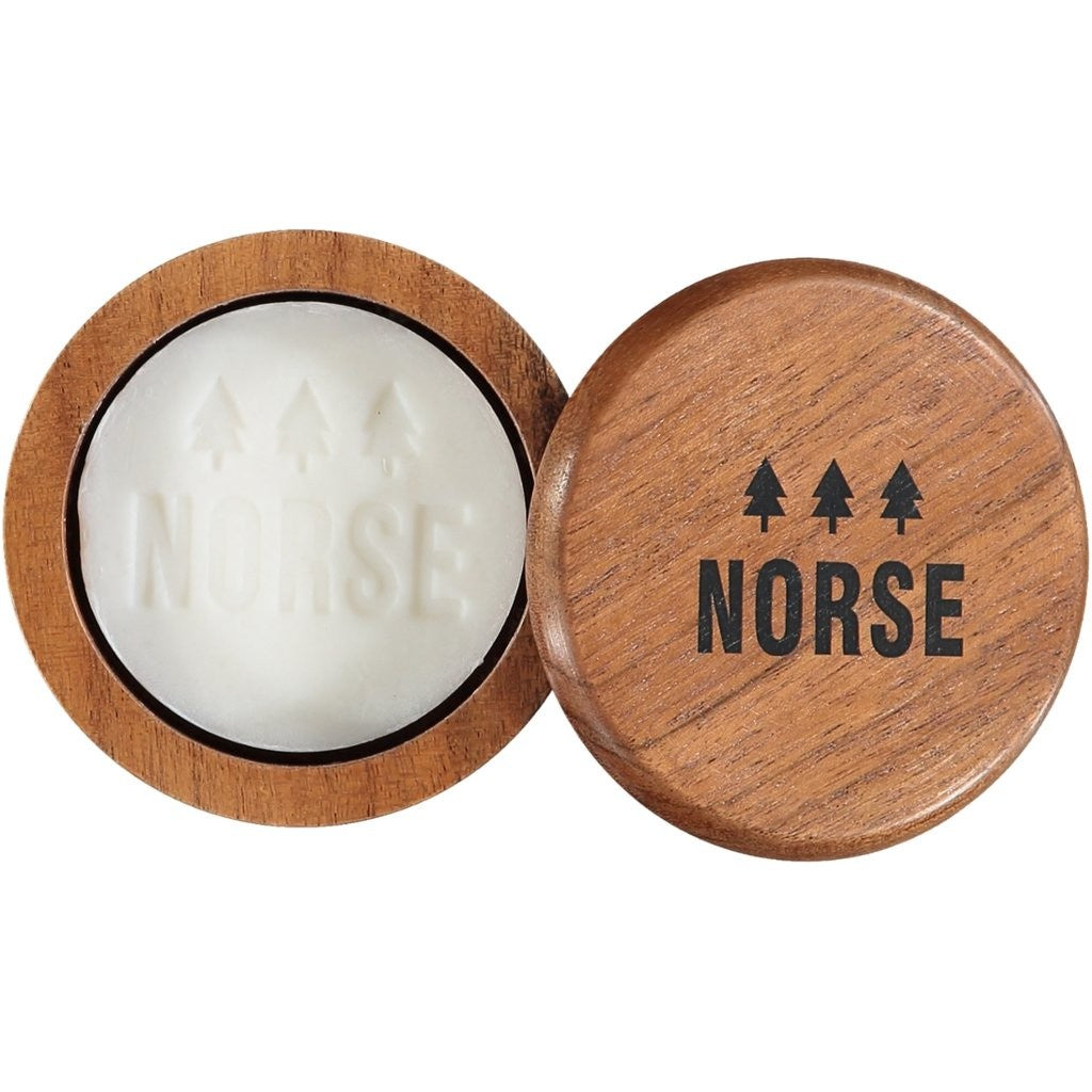 Sandalwood Shaving Soap and Wooden Bowl