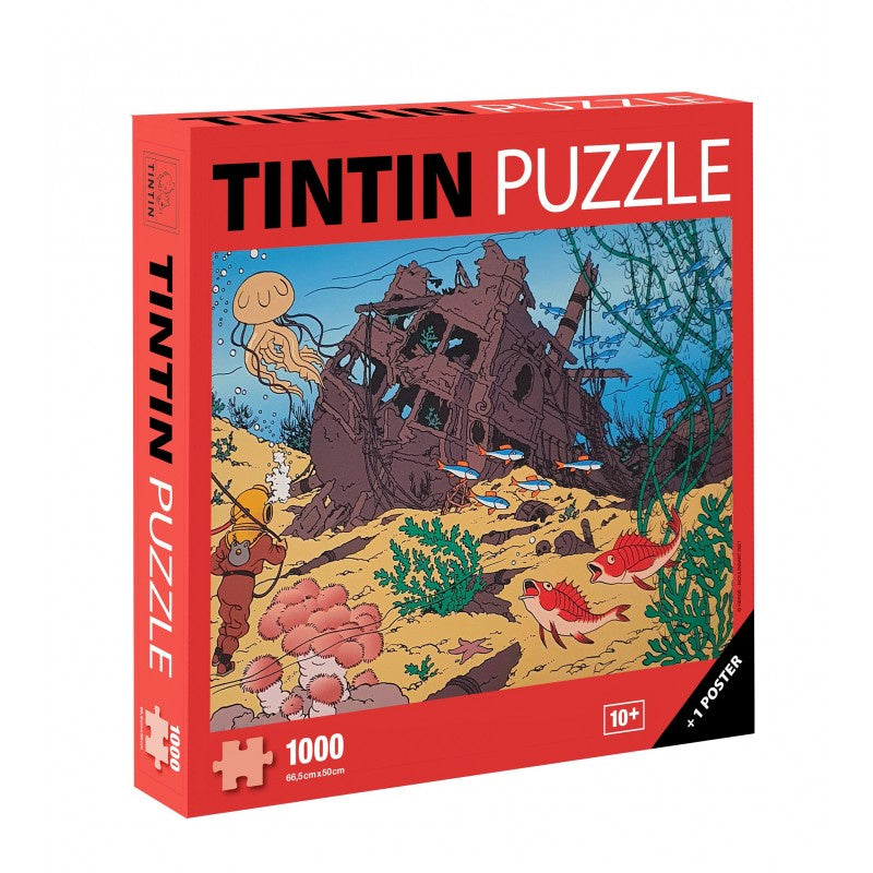 Tintin Ship Wreck 1000 Piece Jigsaw