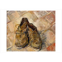 Vincent Van Gogh Shoes Postcard