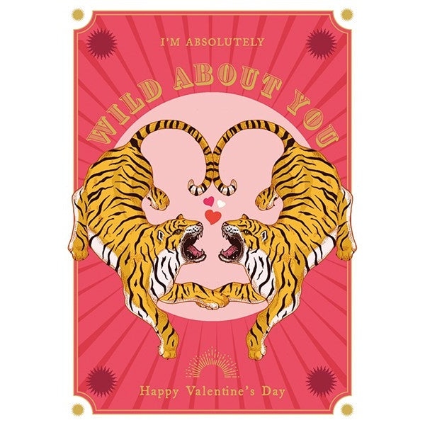 Wild About You Tigers Card