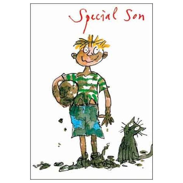 Special Son Quentin Blake Birthday Card