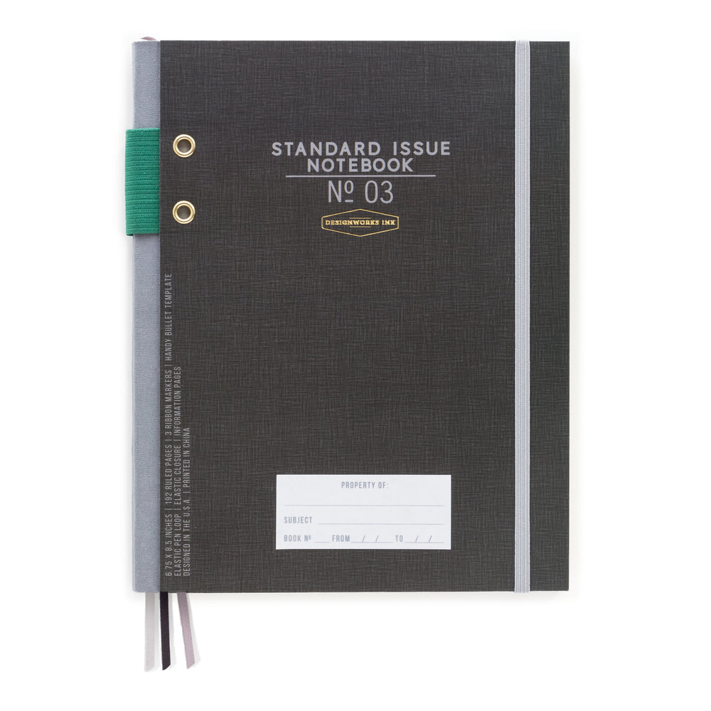 Standard Issue No. 03 Notebook - Black