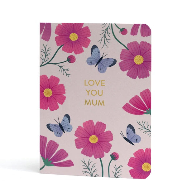 Mum Pink Cosmos Card