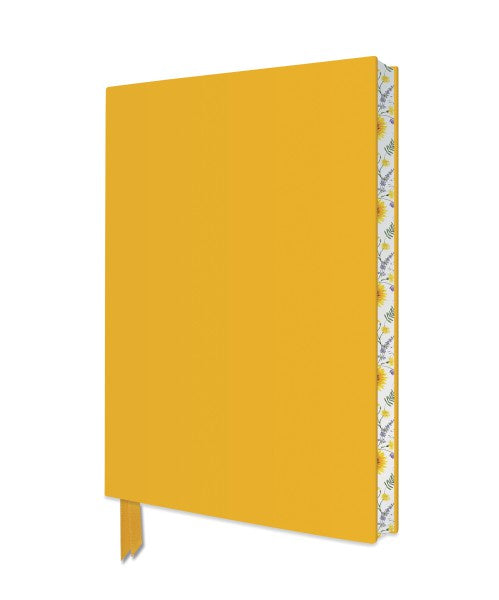 Sunny Yellow Artisan Notebook Lined