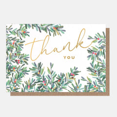 Thank You Floral Small Card Pack