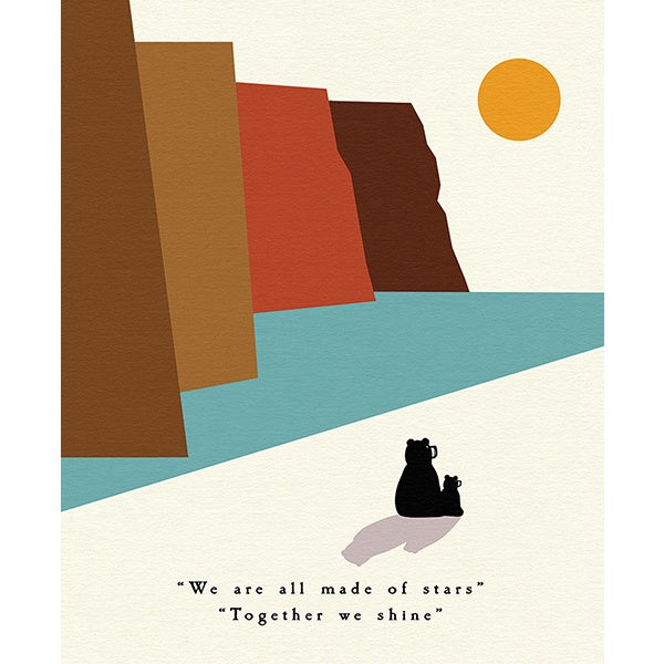 We Are All Made Of Stars Father's Day Card