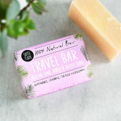 Travel 100% Natural and Vegan All-in-One Beauty Soap Bar