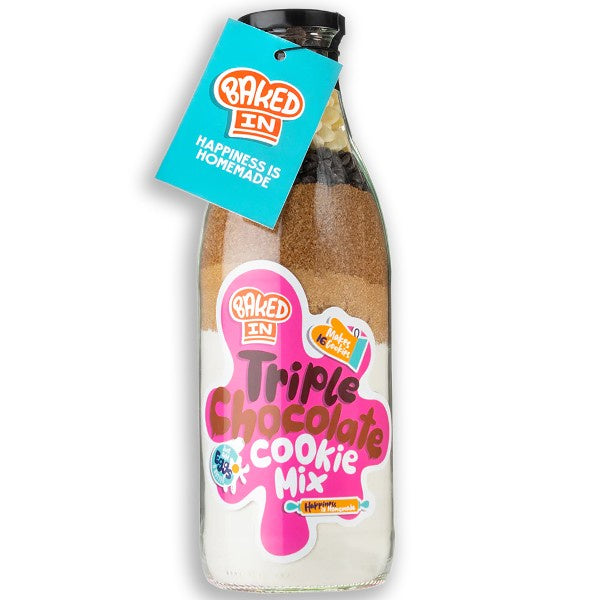 Triple Chocolate Cookie Mix in a Bottle 1Ltr