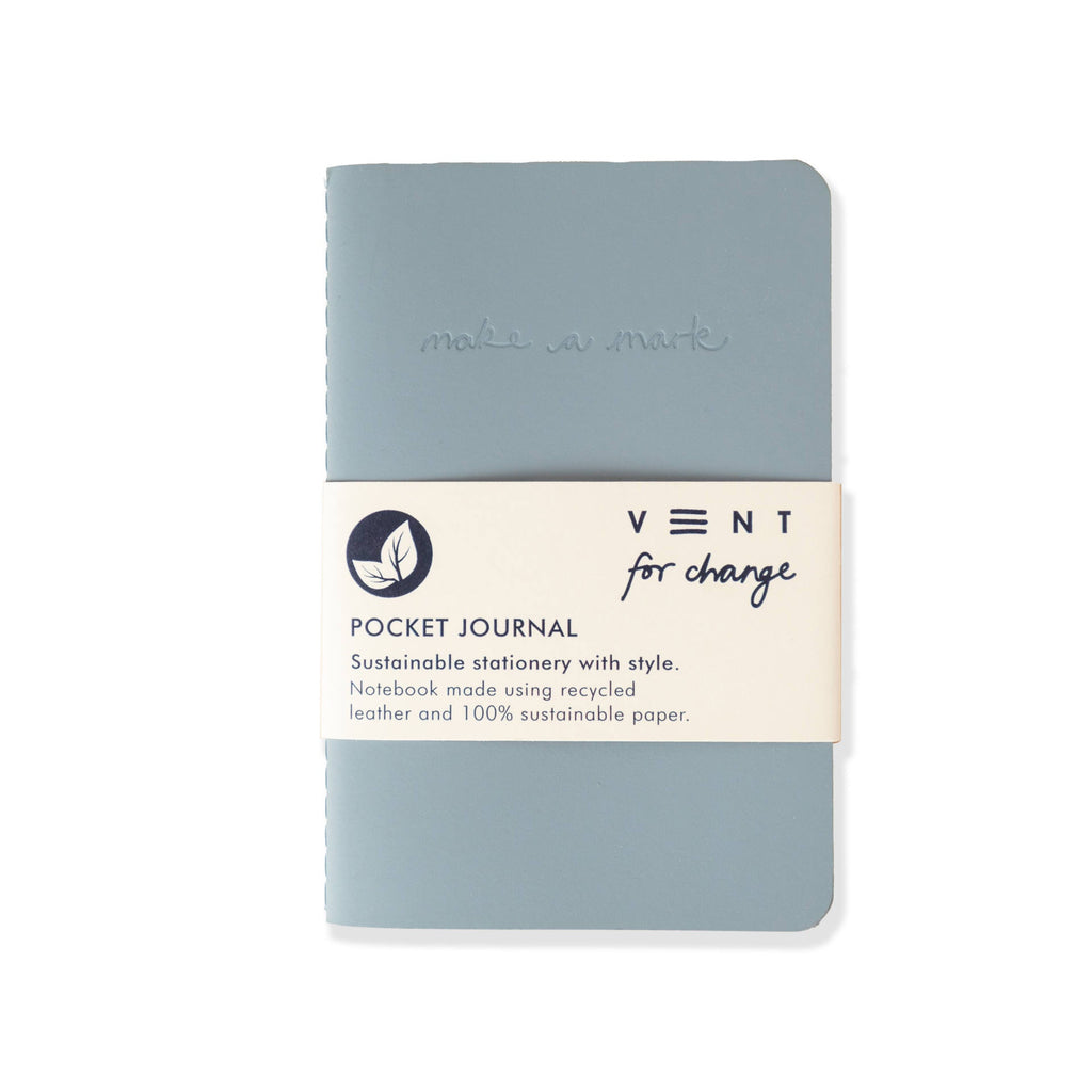 Make A Mark Pocket Notebook Dusty Blue