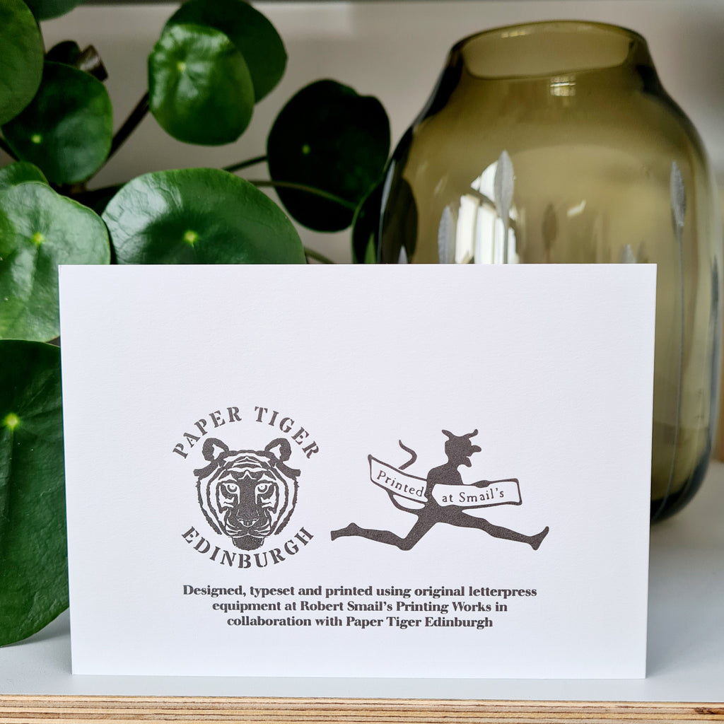 Paper Tiger x Robert Smail's Printing Works