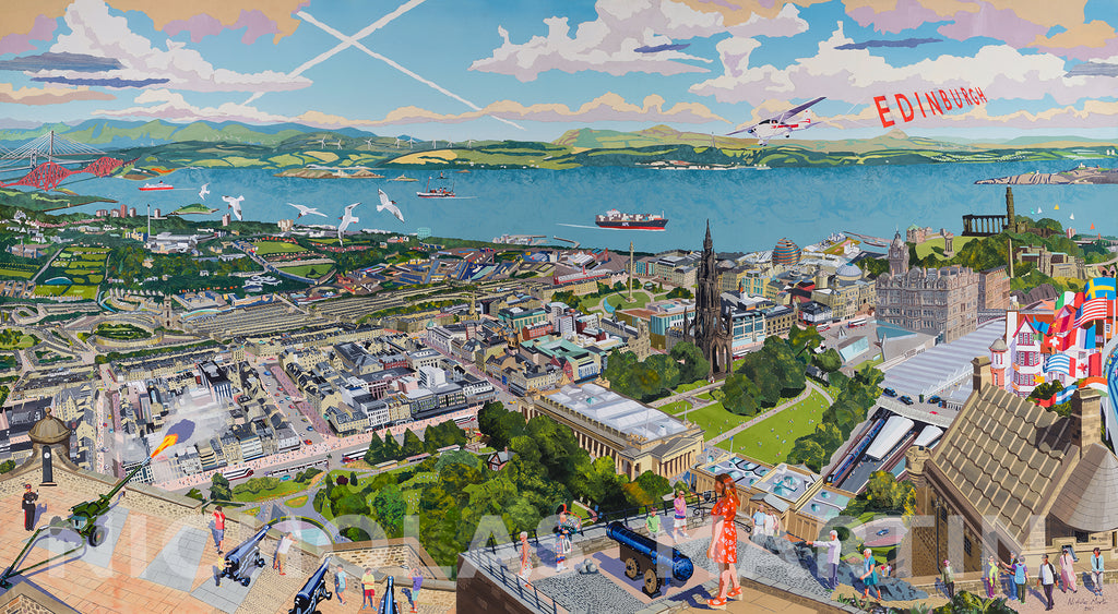 A Unique View of Edinburgh by Nick Martin