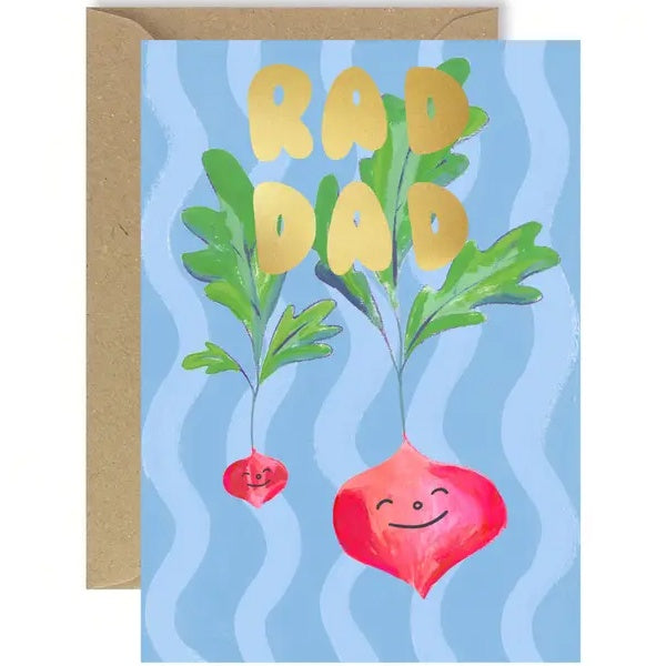Radish Dad Father's Day Card