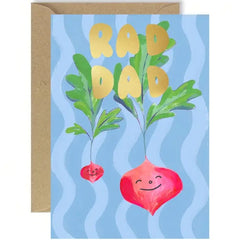 Radish Dad Father's Day Card