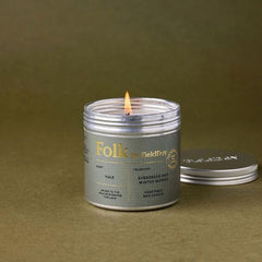 Folk Tin Candle Yule