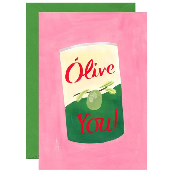 Olive You Valentine's Day Card