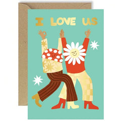 I Love Us Valentine's Day Card