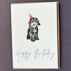 Happy Birthday Cockapoo Card