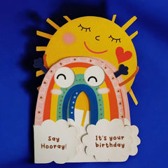 Aww So Cute Rainbow Card