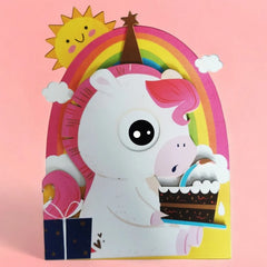 Aww So Cute Unicorn Card